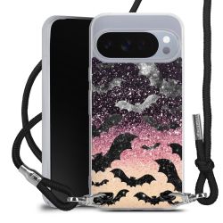 New Carry Case Transparent Stoff schwarz/silber