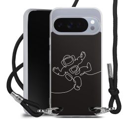 New Carry Case Transparent Stoff schwarz/silber