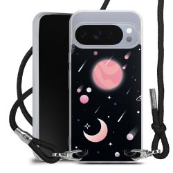 New Carry Case Transparent Stoff schwarz/silber