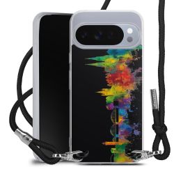 New Carry Case Transparent Stoff schwarz/silber