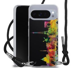 New Carry Case Transparent Stoff schwarz/silber