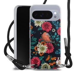 New Carry Case Transparent Stoff schwarz/silber