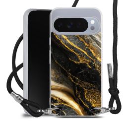 New Carry Case Transparent Stoff schwarz/silber