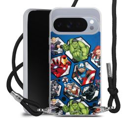 New Carry Case Transparent Stoff schwarz/silber