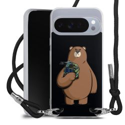 Carry Case Stoff schwarz/silber