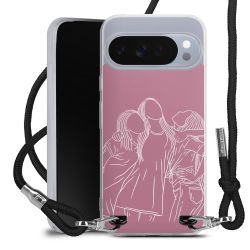 New Carry Case Transparent Stoff schwarz/silber