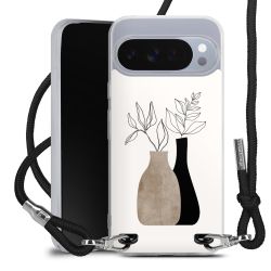 New Carry Case Transparent Stoff schwarz/silber