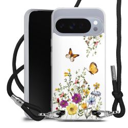 New Carry Case Transparent Stoff schwarz/silber