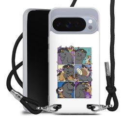 Carry Case Stoff schwarz/silber