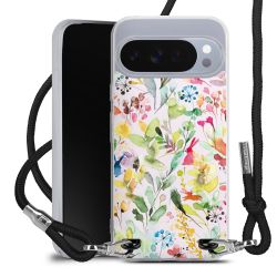 New Carry Case Transparent Stoff schwarz/silber