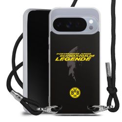 New Carry Case Transparent Stoff schwarz/silber