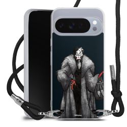 New Carry Case Transparent Stoff schwarz/silber