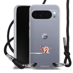 New Carry Case Transparent Stoff schwarz/silber