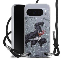 New Carry Case Transparent Stoff schwarz/silber