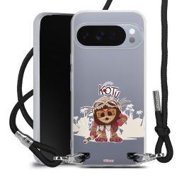 New Carry Case Transparent Stoff schwarz/silber