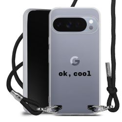 New Carry Case Transparent Stoff schwarz/silber