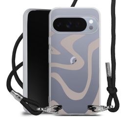 New Carry Case Transparent Stoff schwarz/silber