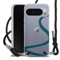 New Carry Case Transparent Stoff schwarz/silber