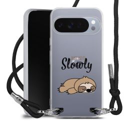 New Carry Case Transparent Stoff schwarz/silber