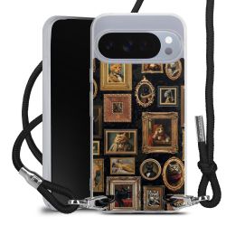 New Carry Case Transparent Stoff schwarz/silber