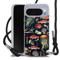 New Carry Case Transparent Stoff schwarz/silber