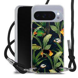 New Carry Case Transparent Stoff schwarz/silber