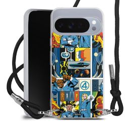 New Carry Case Transparent Stoff schwarz/silber