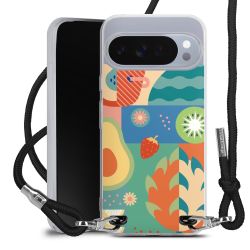 New Carry Case Transparent Stoff schwarz/silber