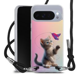 New Carry Case Transparent Stoff schwarz/silber