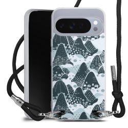 New Carry Case Transparent Stoff schwarz/silber