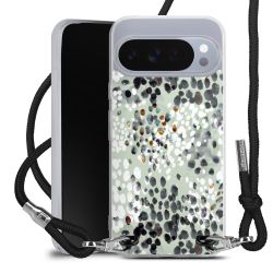 New Carry Case Transparent Stoff schwarz/silber