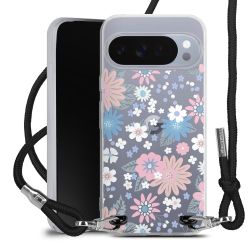 New Carry Case Transparent Stoff schwarz/silber