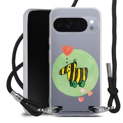 New Carry Case Transparent Stoff schwarz/silber