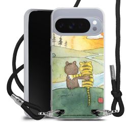 New Carry Case Transparent Stoff schwarz/silber