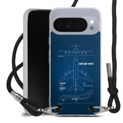 New Carry Case Transparent Stoff schwarz/silber