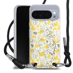 New Carry Case Transparent Stoff schwarz/silber