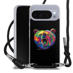 New Carry Case Transparent Stoff schwarz/silber