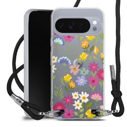 New Carry Case Transparent Stoff schwarz/silber