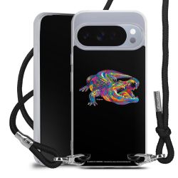 New Carry Case Transparent Stoff schwarz/silber