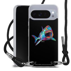 New Carry Case Transparent Stoff schwarz/silber