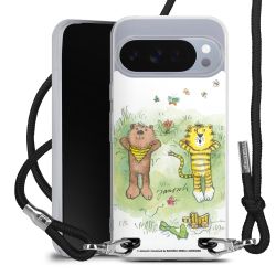 New Carry Case Transparent Stoff schwarz/silber