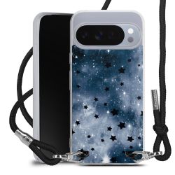 New Carry Case Transparent Stoff schwarz/silber