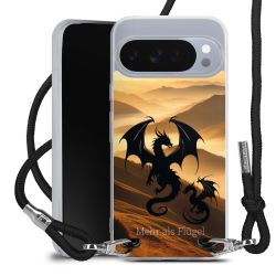 New Carry Case Transparent Stoff schwarz/silber