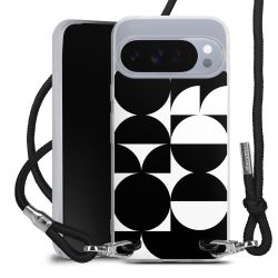 New Carry Case Transparent Stoff schwarz/silber