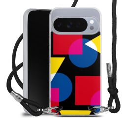 New Carry Case Transparent Stoff schwarz/silber