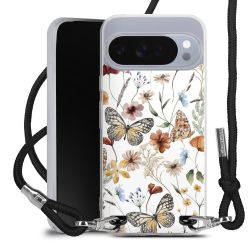 New Carry Case Transparent Stoff schwarz/silber