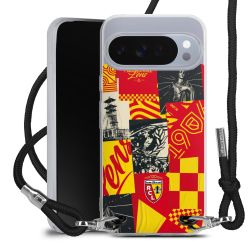 New Carry Case Transparent Stoff schwarz/silber