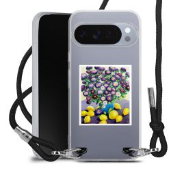 New Carry Case Transparent Stoff schwarz/silber