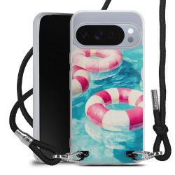 New Carry Case Transparent Stoff schwarz/silber