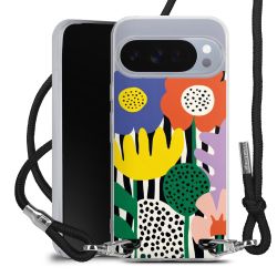 New Carry Case Transparent Stoff schwarz/silber